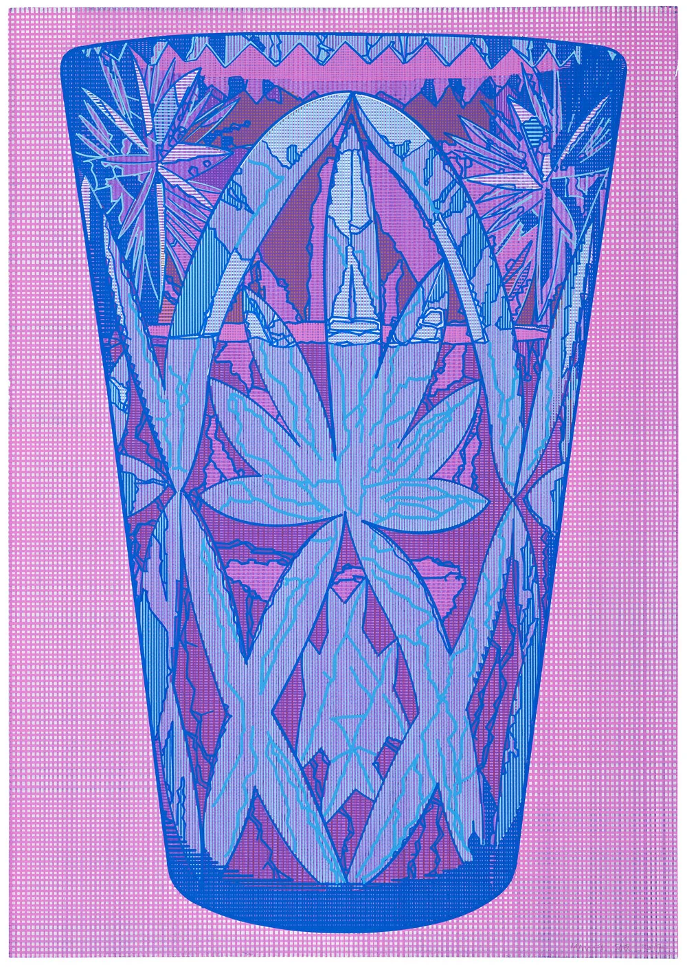 LZ (1), 2017. Acuarela y témpera sobre papel. 83 x 59 cm