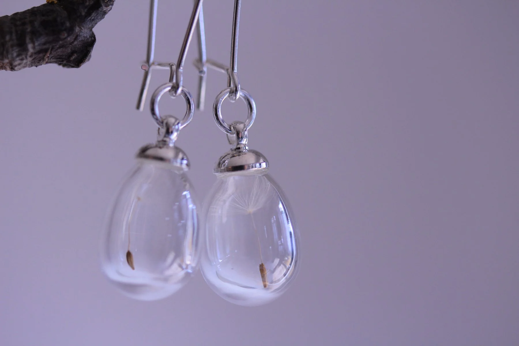 Lizzy Chambers teardrop dandelion earrings 3.jpg