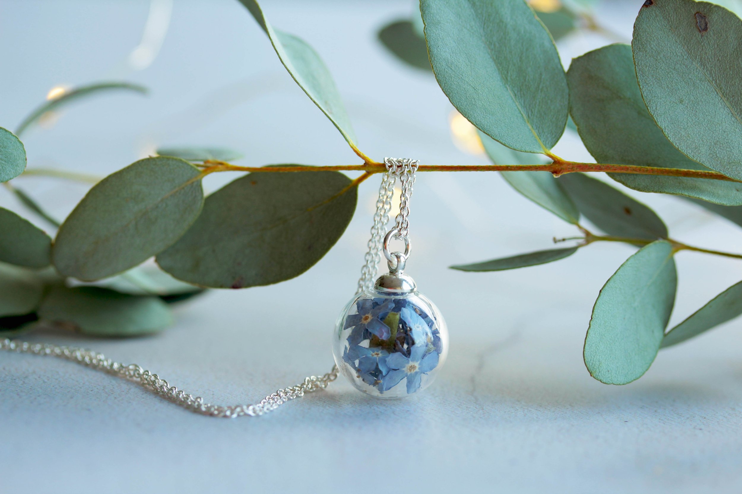 Lizzy Chambers Forget Me Not Necklace in silver 2a.jpg