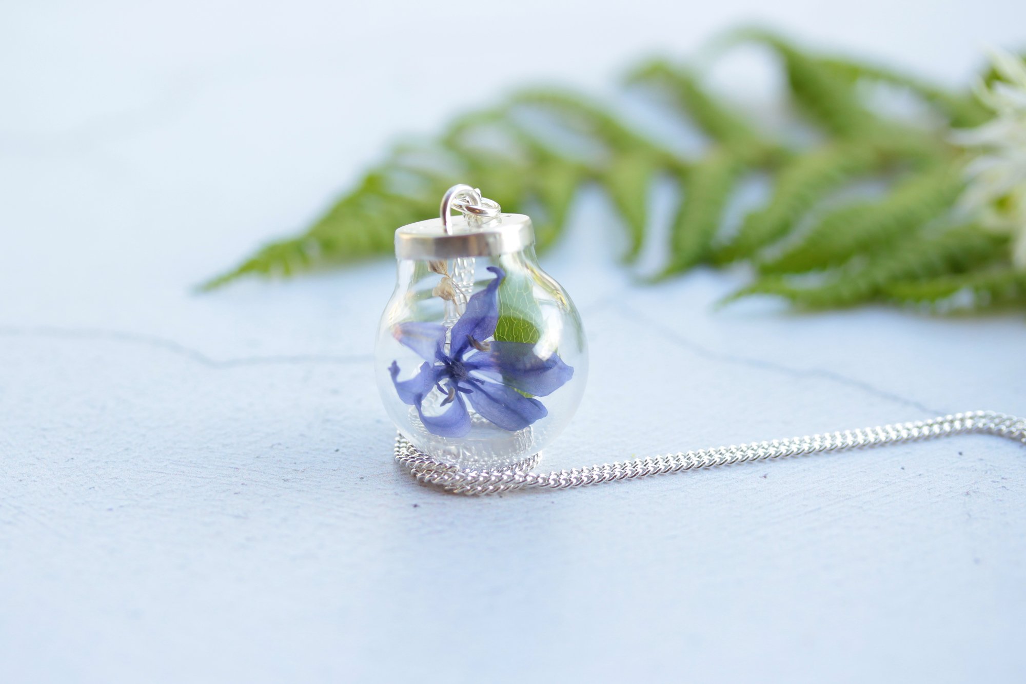 Bluebell necklace with custom silver top in medium by Lizzy Chambers (5).jpg