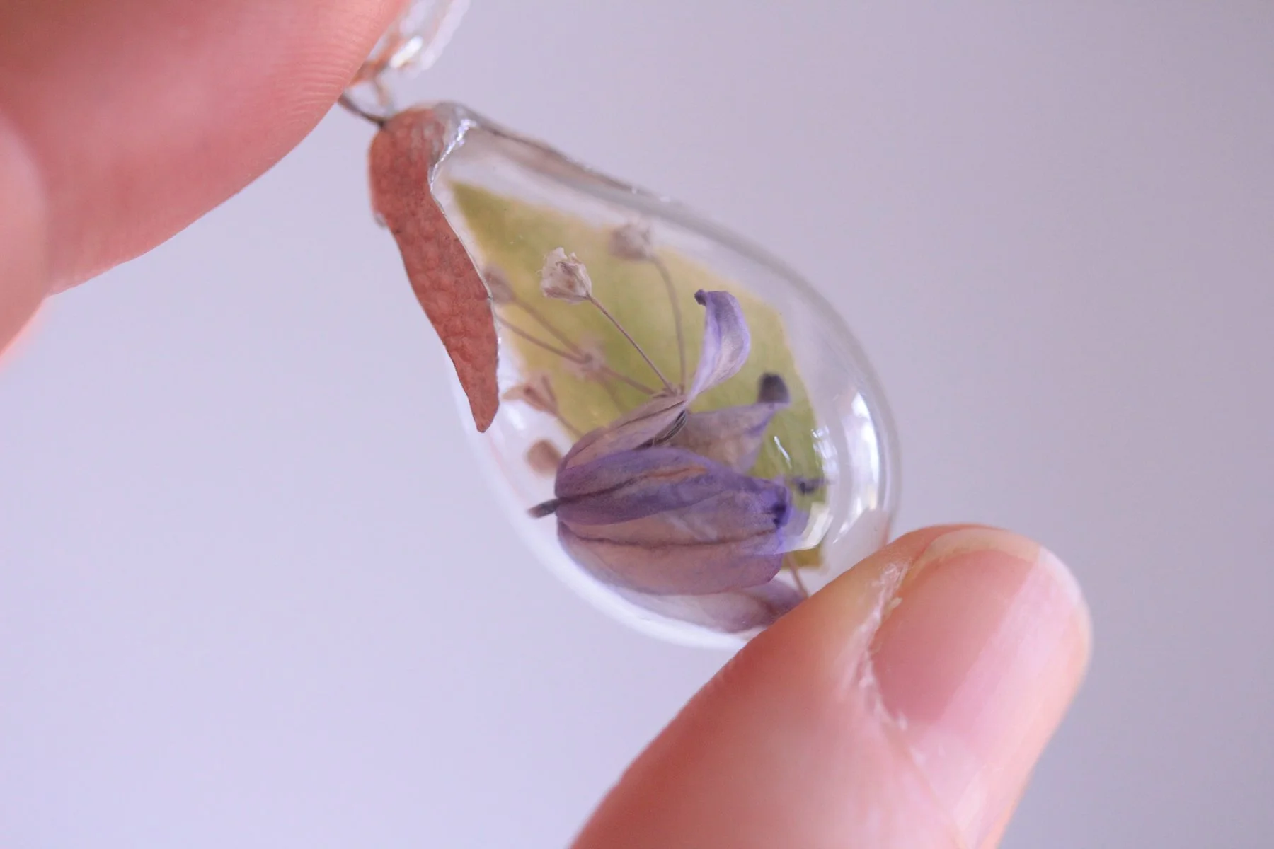 Lizzy Chambers Bluebell teardrop necklace 5.jpg