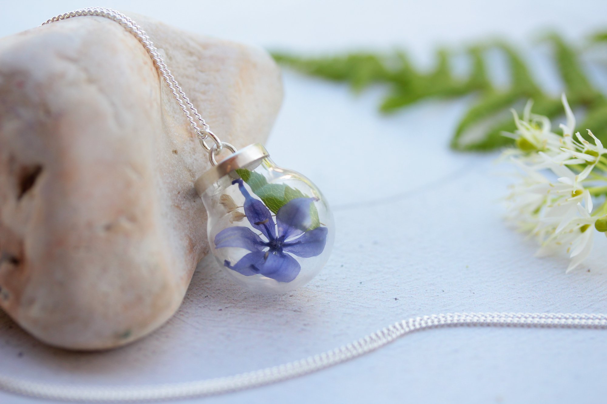 Bluebell necklace with custom silver top in medium by Lizzy Chambers (1).jpg