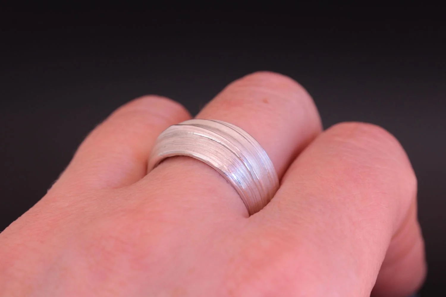 Lizzy Chambers Heavy Bark Ring Sterling Silver Misturo Hikime (94).jpg