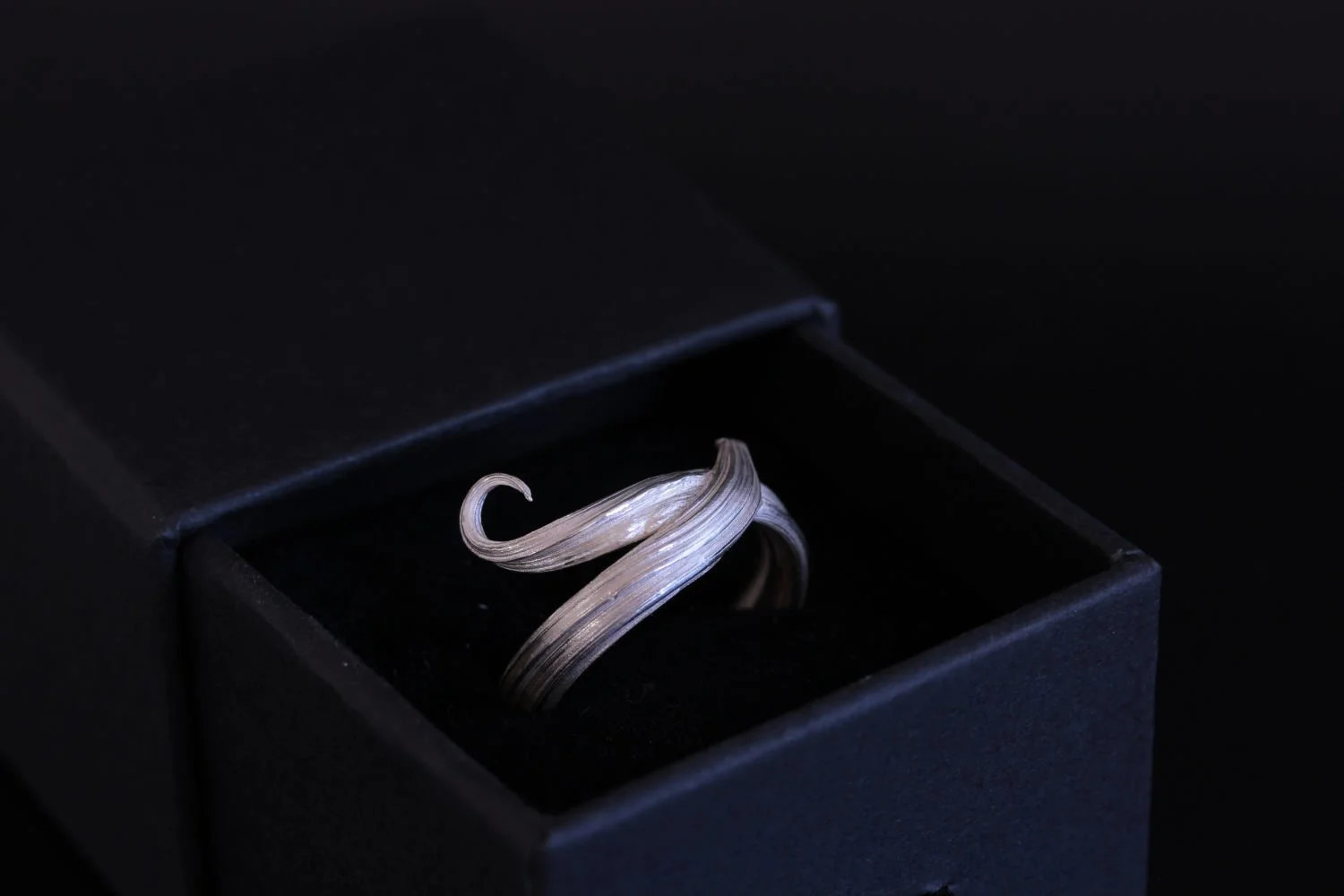 Lizzy Chambers Mitsuro Hikime Silver curl leaf ring (20).jpg