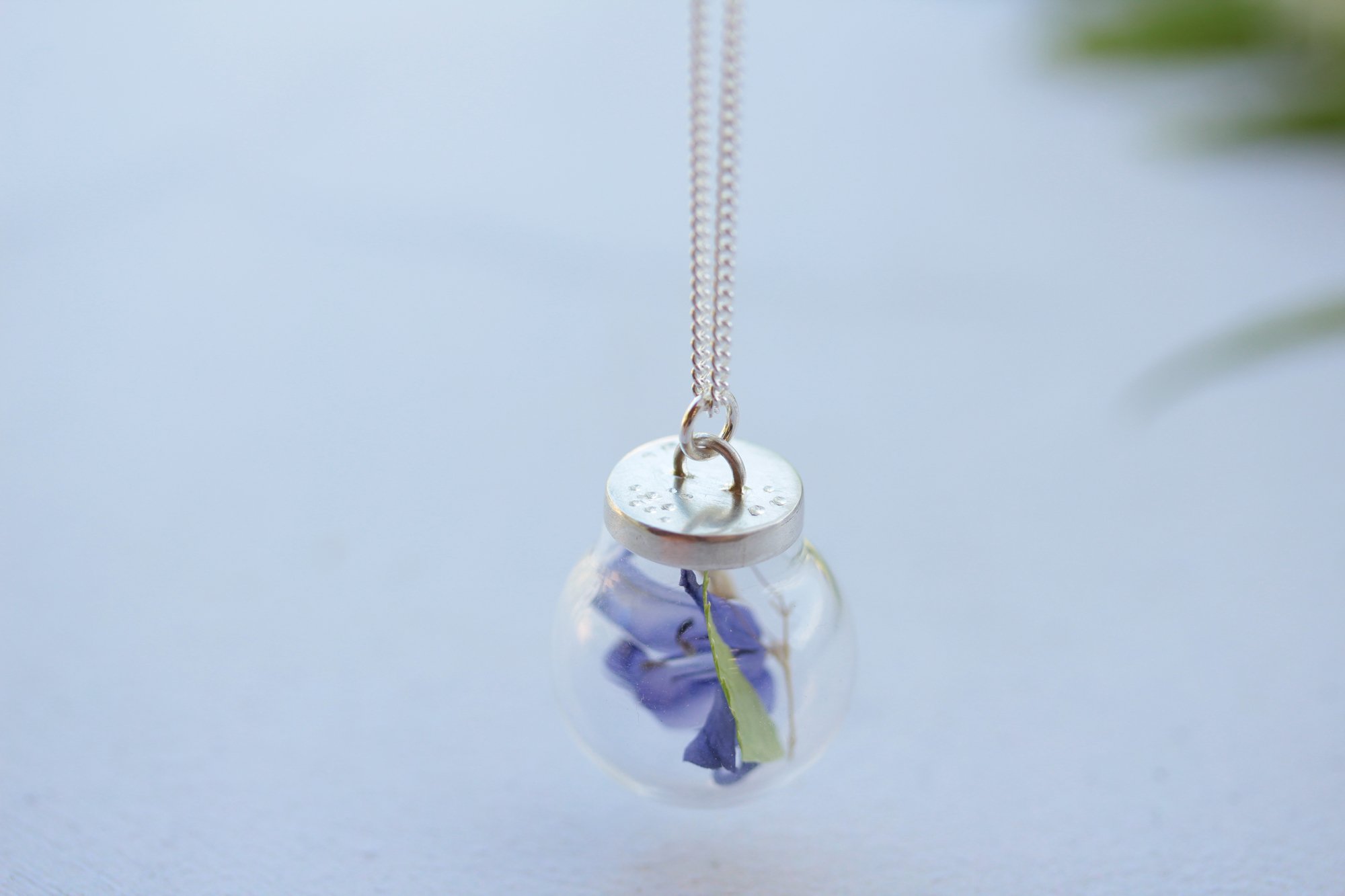 Bluebell necklace with custom silver top in medium by Lizzy Chambers (4).jpg