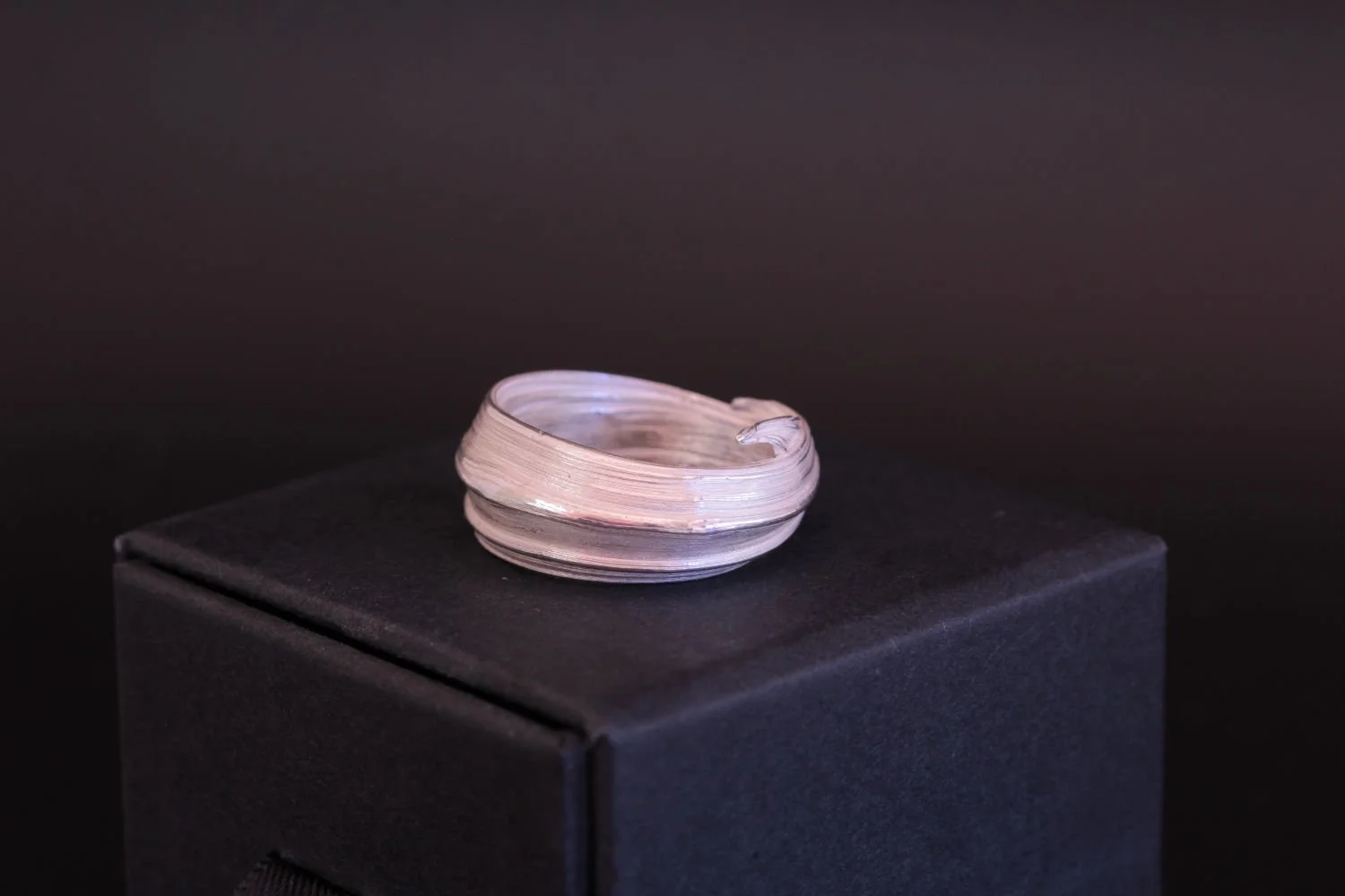 Lizzy Chambers Heavy Bark Ring Sterling Silver Misturo Hikime (74).jpg