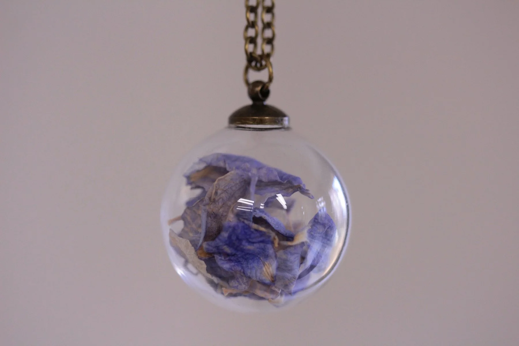 Lizzy Chambers Pale Blue Statement Necklace in Brass (3).jpg