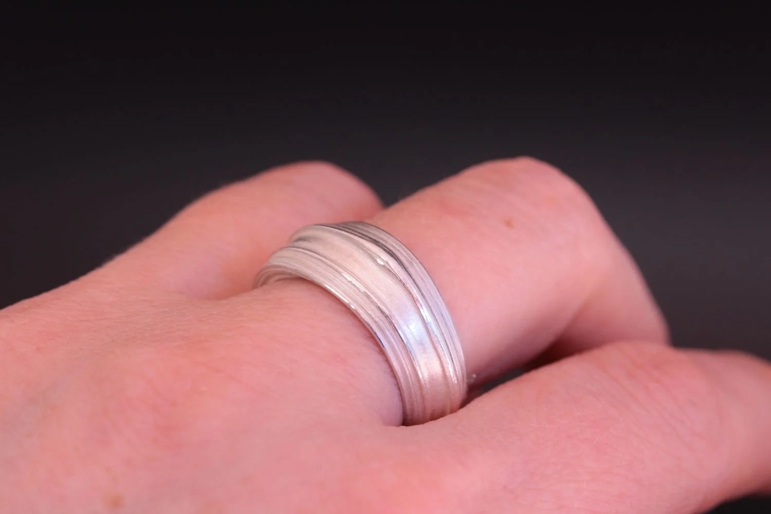 Lizzy Chambers Heavy Bark Ring Sterling Silver Misturo Hikime (103).jpg
