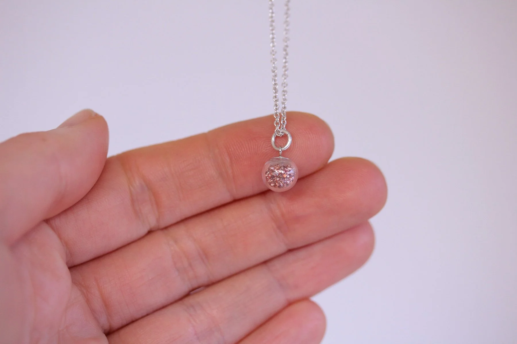 Lizzy Chambers Pink Crystal necklace 2.jpg