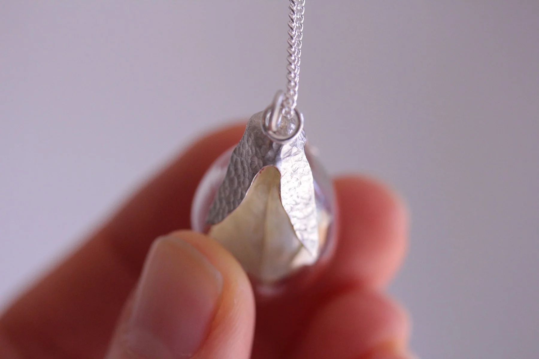 Lizzy Chambers Bluebell teardrop necklace 6.jpg