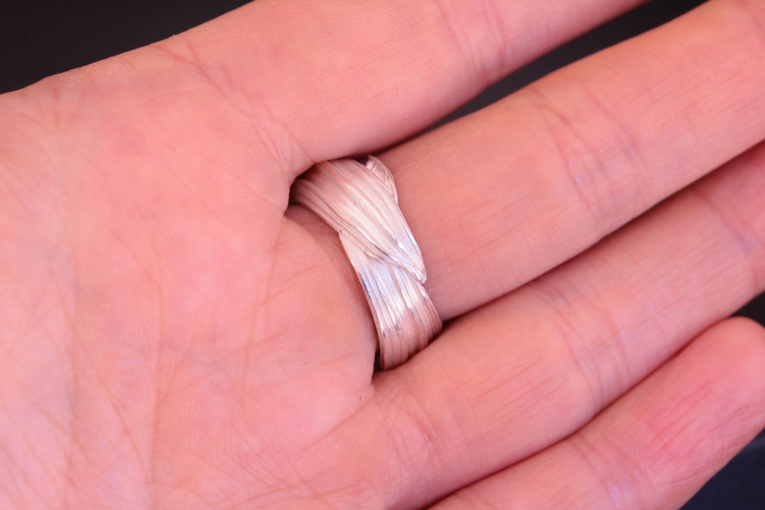 Lizzy Chambers Heavy Bark Ring Sterling Silver Misturo Hikime (18).jpg