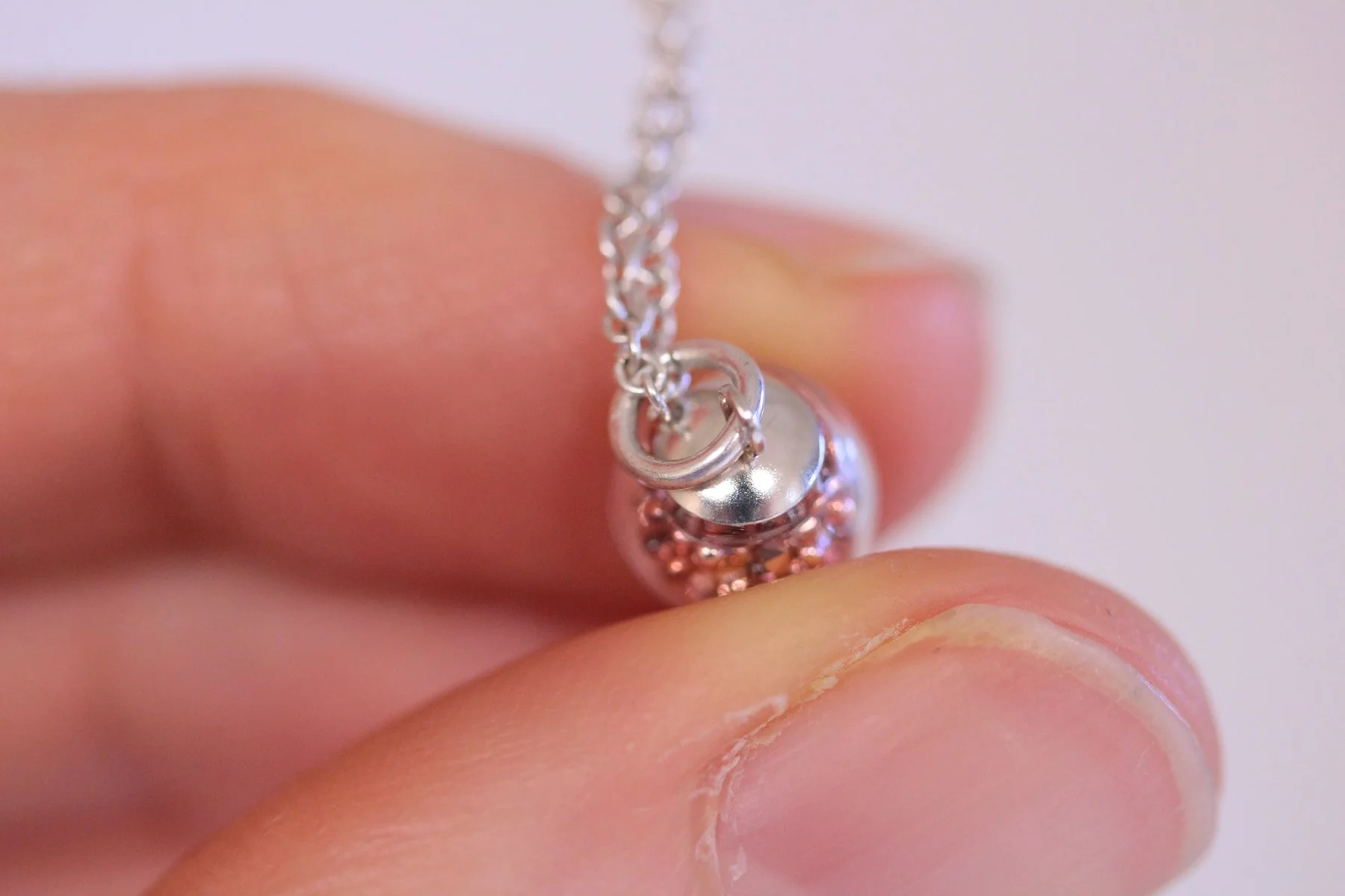 Lizzy Chambers Pink Crystal necklace 6.jpg