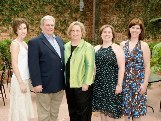  Me, Dad, Mom, Jennifer and Ashley at Mom’s retirement party. 