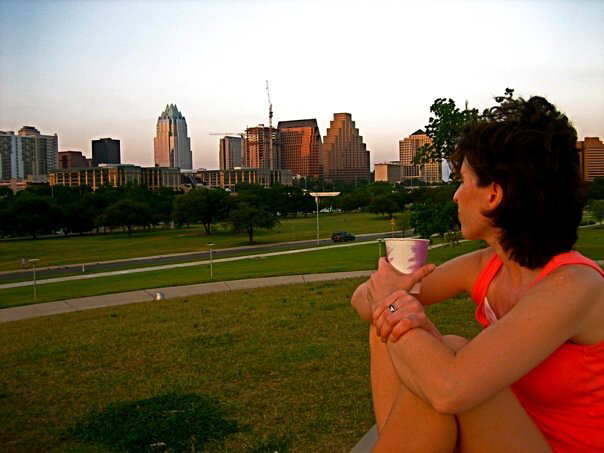  Emily and I had an impromtu picnic on the hill where I like to meet God. 