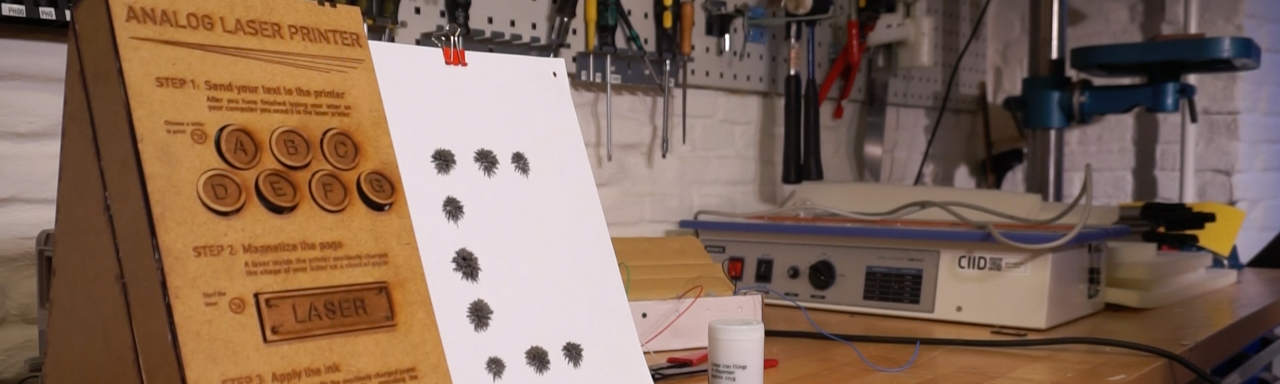 ANALOG LASER PRINTER - Explaining Technology to children 