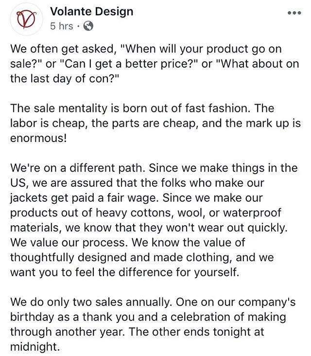 overflowing with gratitude that I now work for a company who gets it. check out @volantedesign if you’re interested in nerdy inspired, functional, wearable jackets!
.
.
.
#slowfashion #slowfashionoctober #slowfashionstyle #slowfashionmovement #