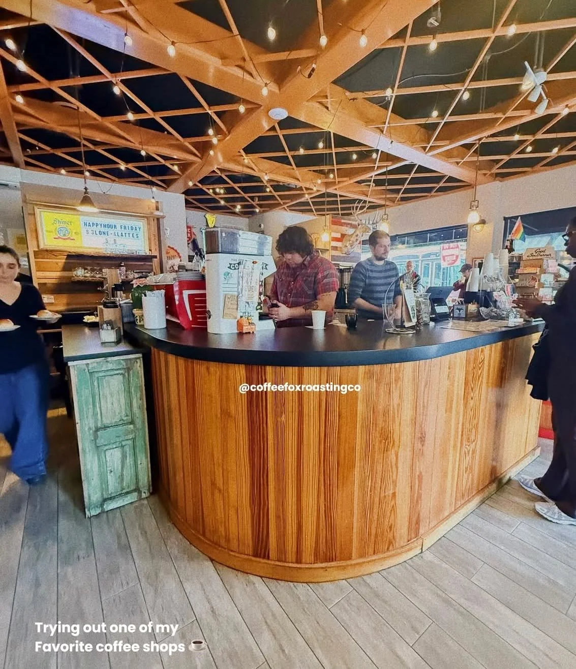 Simple joys, strong coffee, and a space that inspires. ☕✨ Thanks socialwithkate for capturing the vibes of The Coffee Fox! 💙
📸 : socialwithkate

#TheCoffeeFox #LatteLove #CafeGoals #visitsavannah #broughtonstreetsavannah