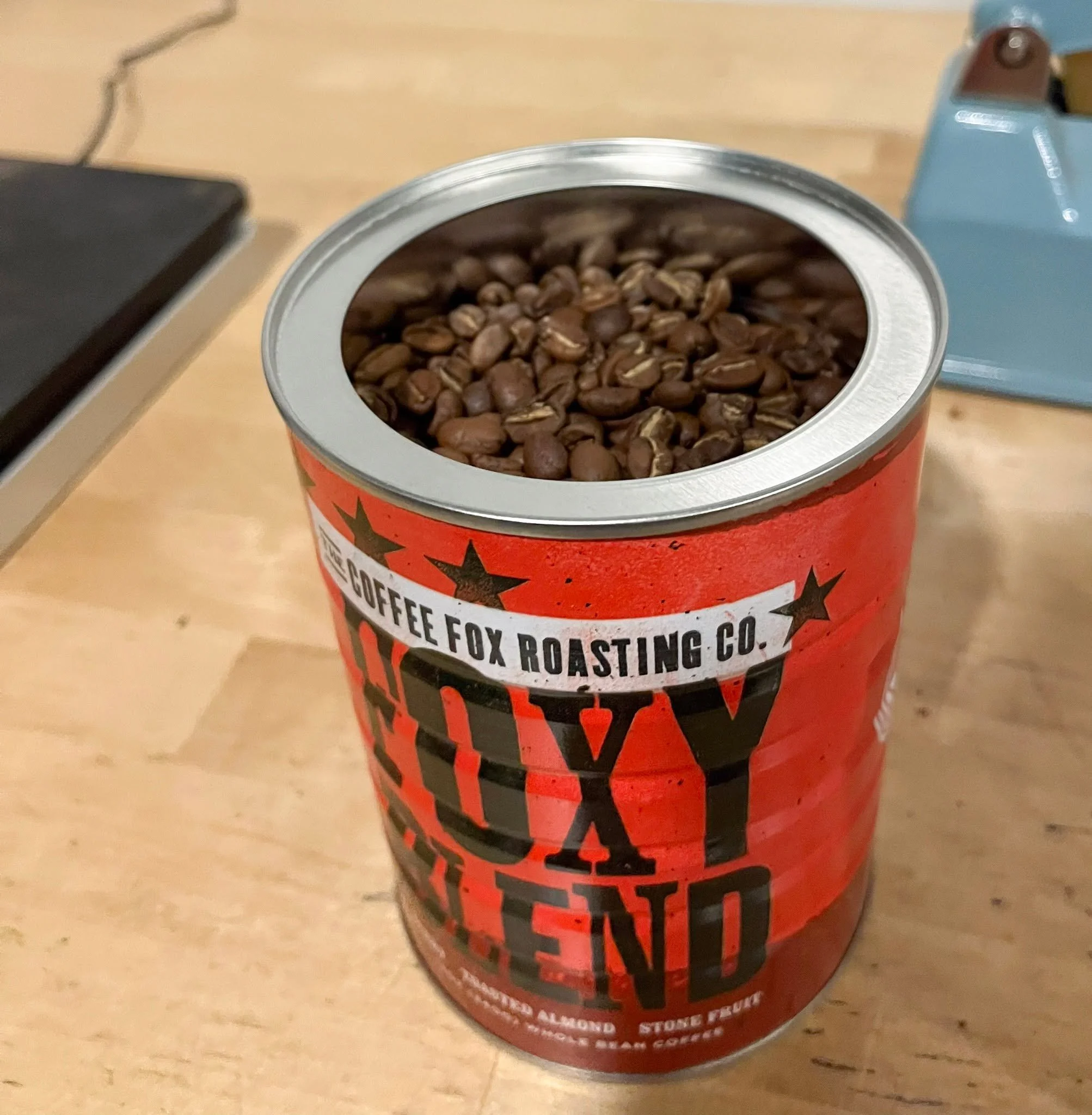 A fresh look for a Foxy favorite. 🦊

Here&rsquo;s a little sneak peek at our new Foxy Blend coffee tins&mdash;crafted with a touch of nostalgia and a whole lot of flavor!

Coming soon&hellip; ☕️✨

#TheCoffeeFox #FoxyBlend #CoffeeTins #SavannahCoffee