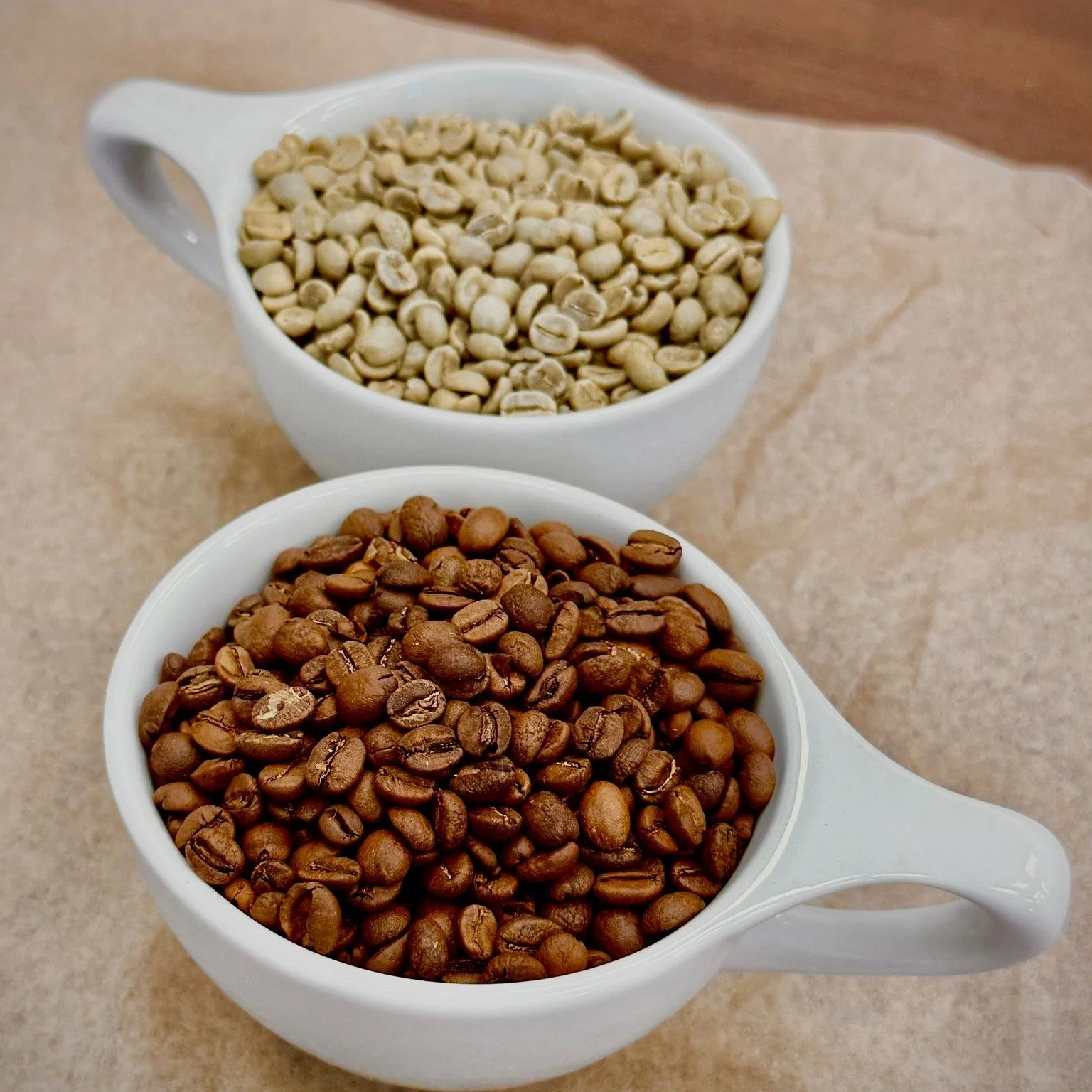 Every great cup begins with a little fox magic.

Green beans arrive at the den humble and curious.
Through heat, patience, and a watchful eye, they become something extraordinary &mdash; roasted, rested, and packed for the fox family near and far.

F