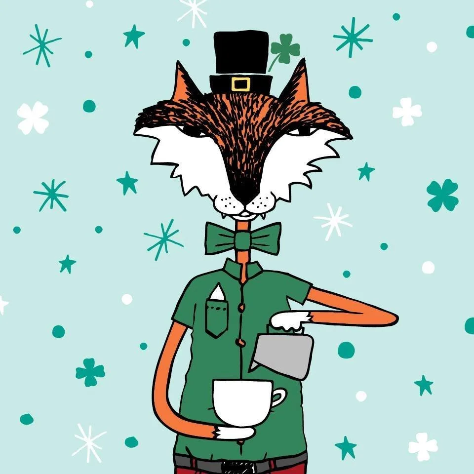 Felix is feeling the Savannah St. Patrick&rsquo;s Day vibes 🍀🦊
Stop by next week for St. Patrick&rsquo;s Day, festive vibes, and the coffee you love!

Open from 8 a.m. to 6 p.m.

#TheCoffeeFox #StPatricksDaySavannah #FelixTheFox #SavannahEvents #Lu