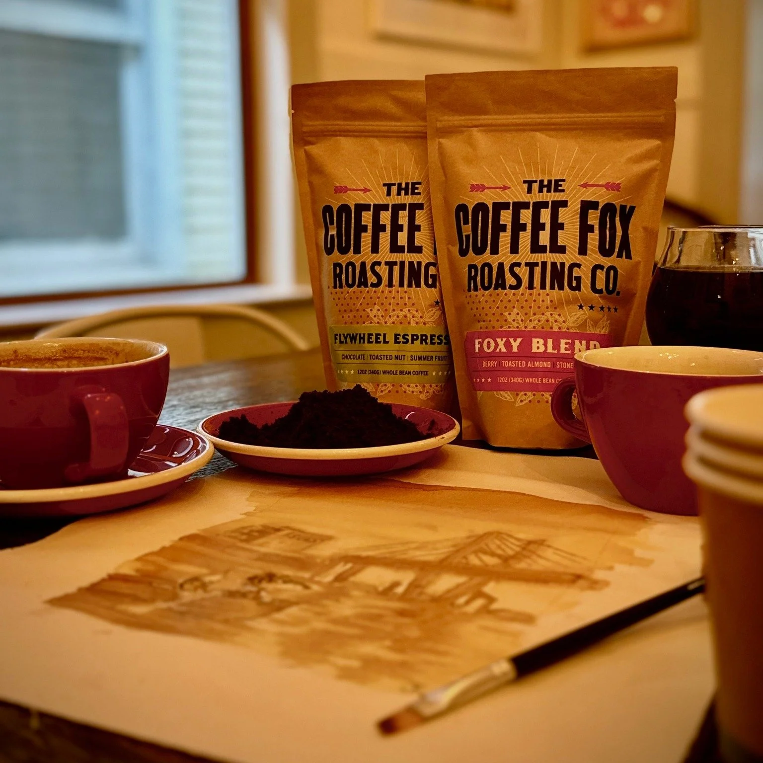 Creativity. Passion. Beauty.
You&rsquo;ve already got it.

All you need now is the fuel.

Deep in the Fox Den, Felix and the skulk are roasting coffee with bold flavor and Savannah soul &mdash; crafted to keep the ideas flowing and the mornings brigh