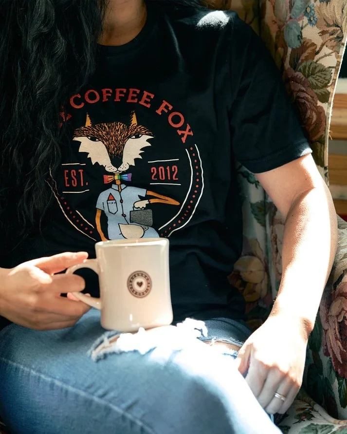 If you love our coffee, you&rsquo;re going to love our merch.

Check out our custom-designed tees, durable totes, and artisan mugs&mdash;available now in the caf&eacute;.

#TheCoffeeFox #StayFoxy #CoffeeMerch #SavannahCoffee #CafeCulture