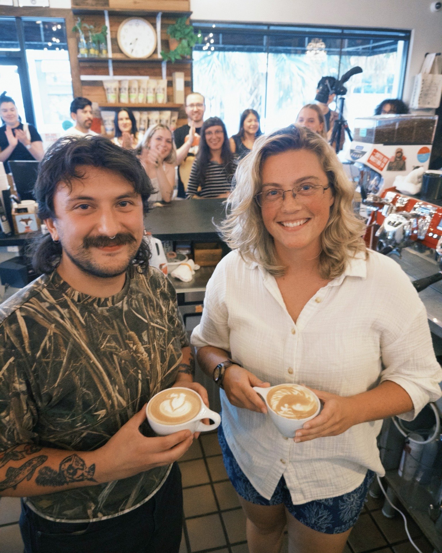 What a night. ☕️

Thanks to everyone who came out for our Latte Art Throwdown with @newschool.coffee yesterday. The pours were sharp, the competition was fierce, and Savannah's coffee community showed up in a big way.

Congrats to all who stepped up 