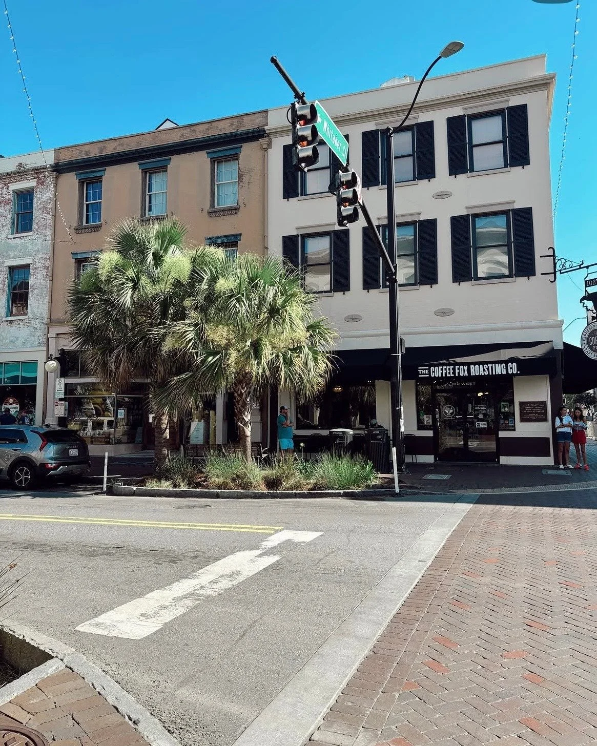 Some views never get old. 🦊☕️

Thanks to @payton.pitts for tagging us and capturing our little corner of Broughton Street. Whether you're stopping in for your daily coffee or just passing by, we're always happy to be part of the downtown Savannah vi