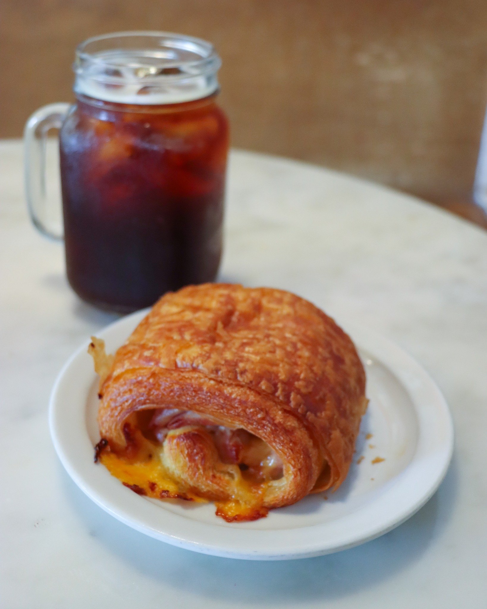 Thursdays hit a little different with a kolache in one hand and a cold brew in the other. ☕️

Flaky, savory, satisfying. Cold, smooth, and just caffeinated enough to get things moving. It's the kind of breakfast that feels like you've got your day fi