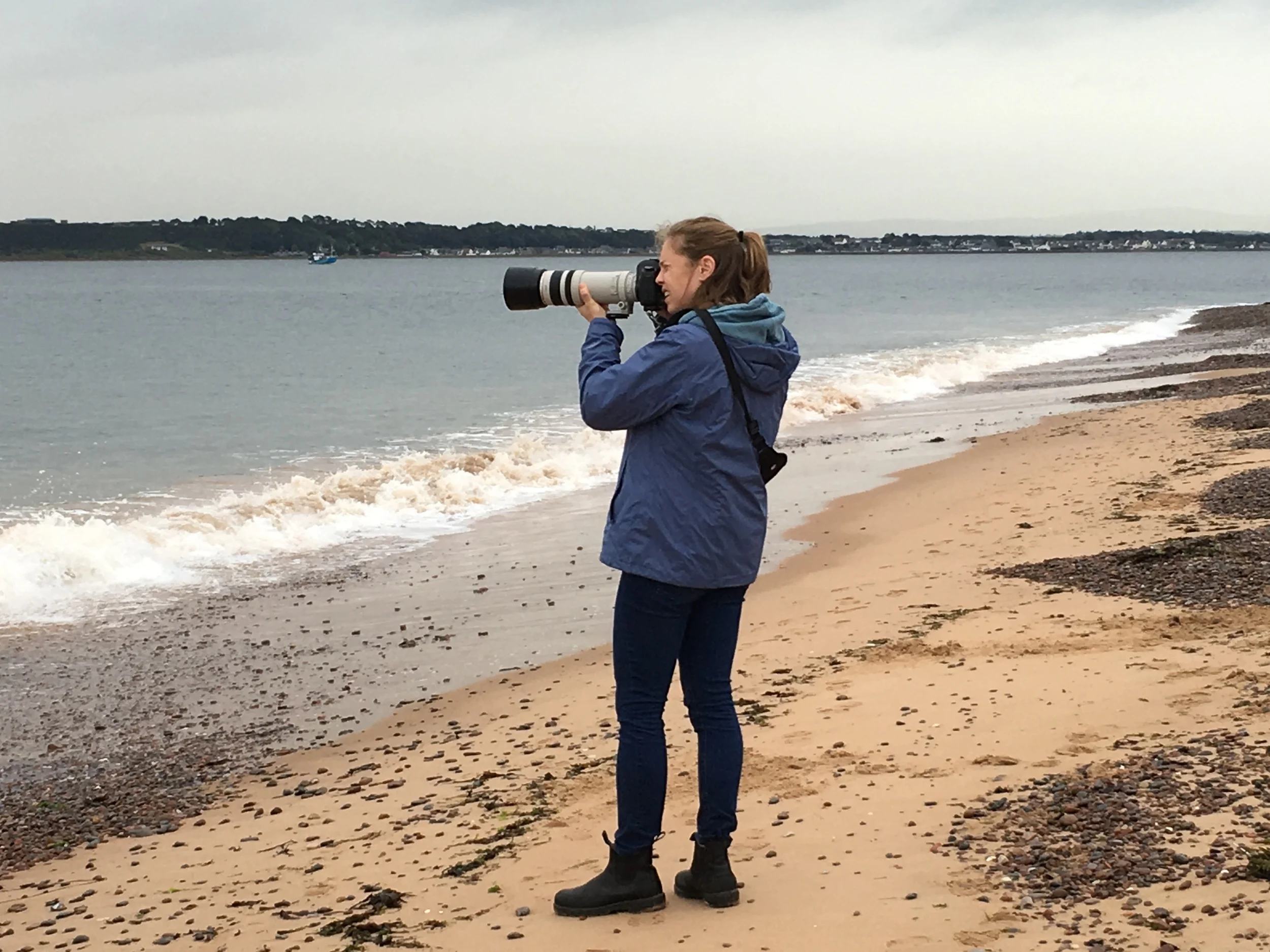 Me at Chanonry Point in Inverness, Scotland.