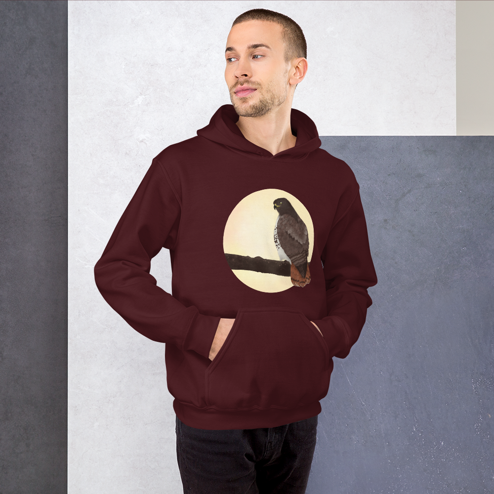 Red-Tailed-Hawk-2_Red-tailed-hawk-3_mockup_Front_Mens-Lifestyle_Maroon.png