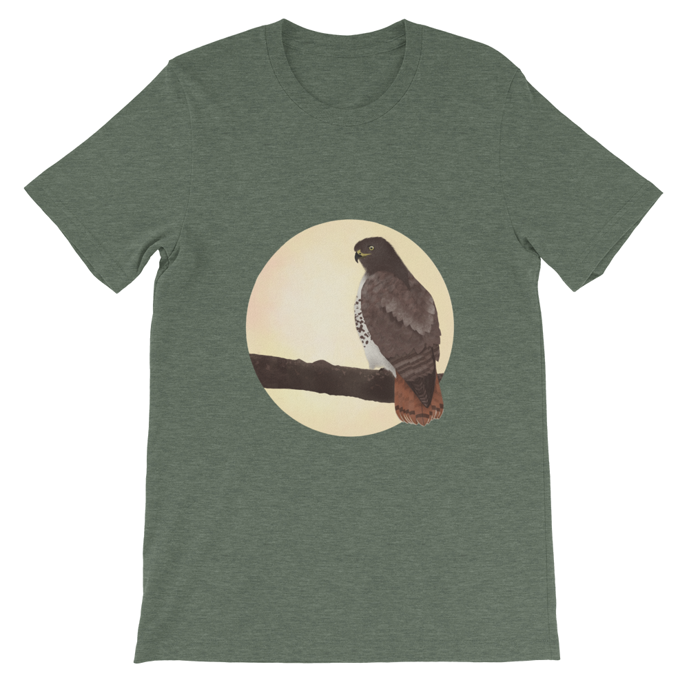 Red-tailed-hawk-3_mockup_Front_Flat_Heather-Forest.png