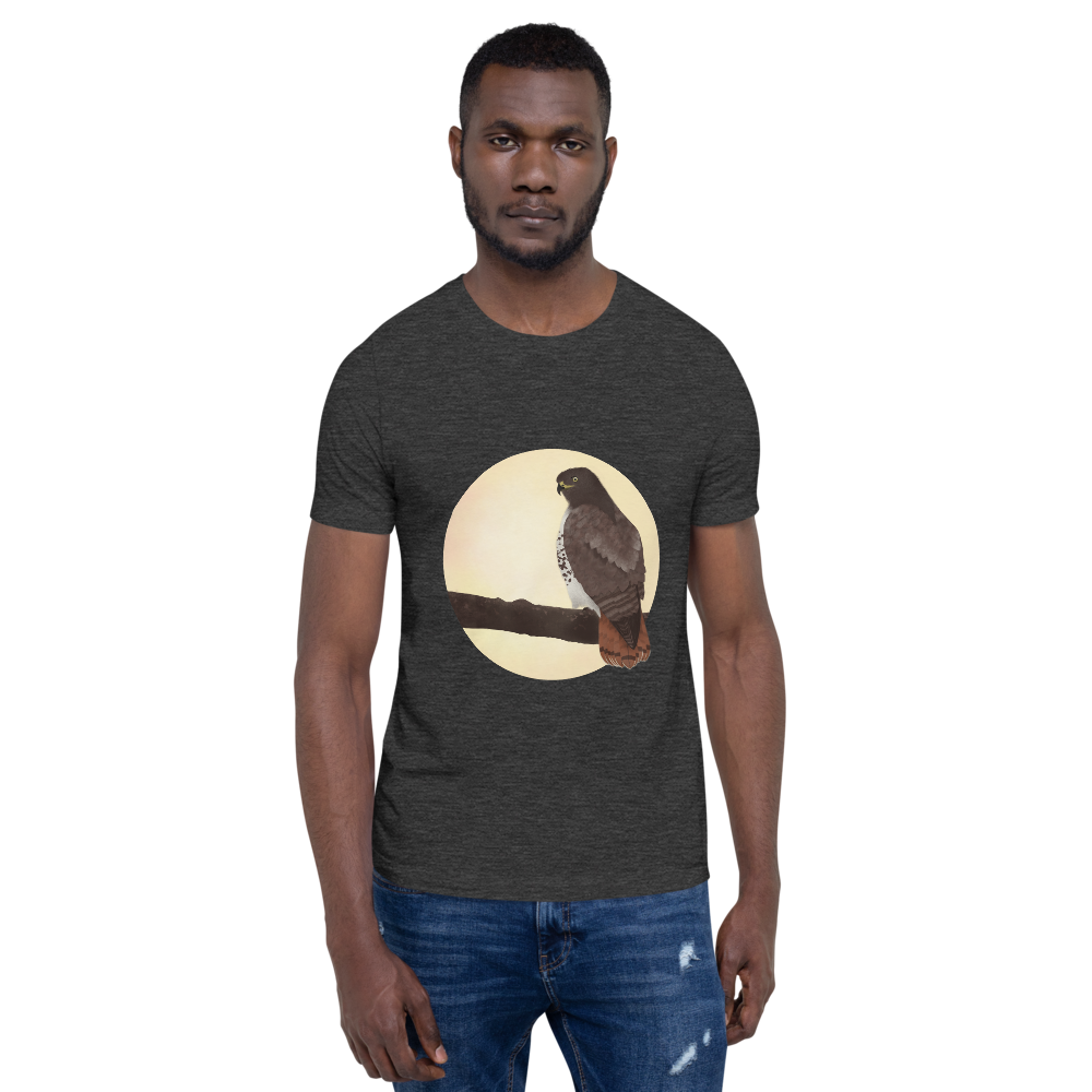 Red-tailed-hawk-3_mockup_Front_Mens-2_Dark-Grey-Heather.png