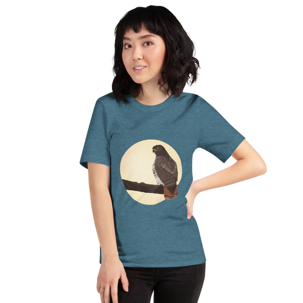Red-tailed-hawk-3_mockup_Front_Womens-3_Heather-Deep-Teal.png