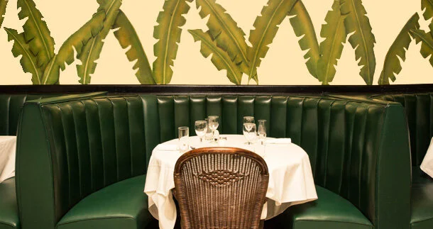  Indochine Restaurant, New York. 1984. Acrylic.  