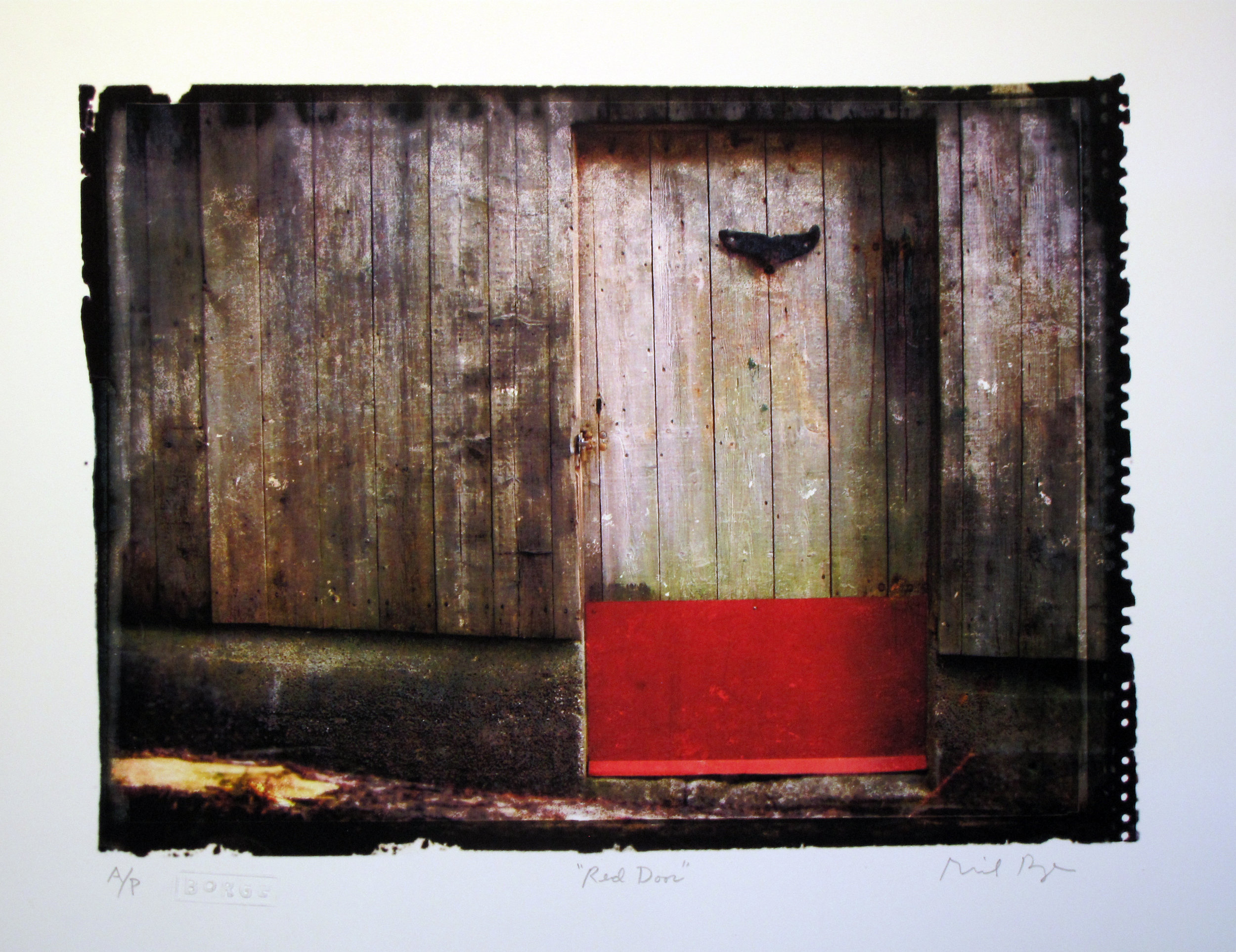 Borge_Richard_01_Red Door_Print_10 x 13 in_Framed.jpg