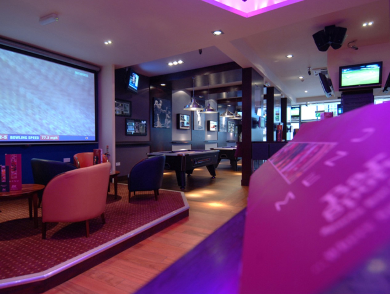 An example of a previous Bar Sport operation in England