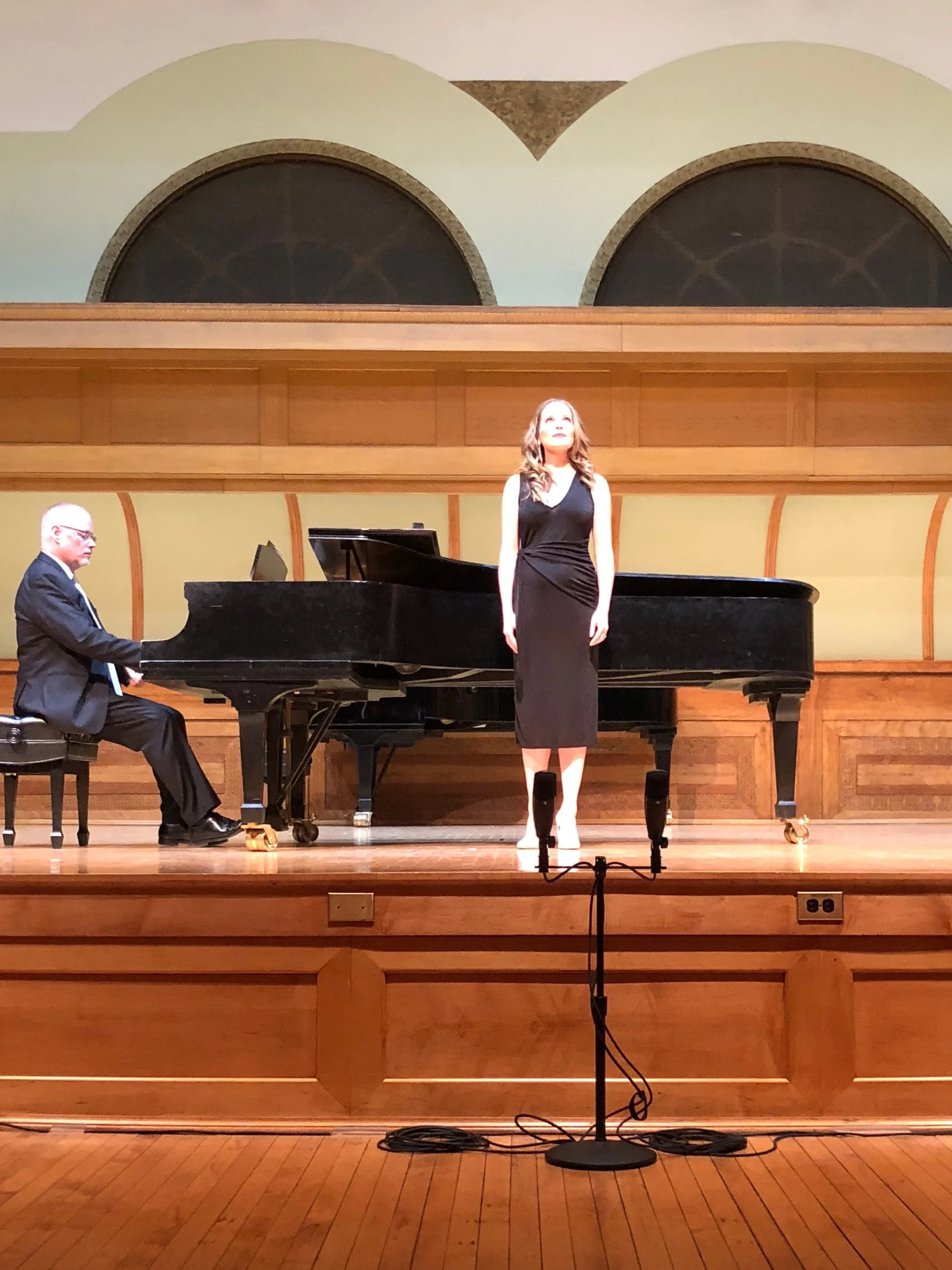 In recital with Scott Gilmore, Ganz Hall, Chicago 2017