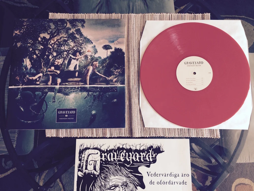Graveyard's Hisingen Blues on red vinyl. Killer album. Killer band.