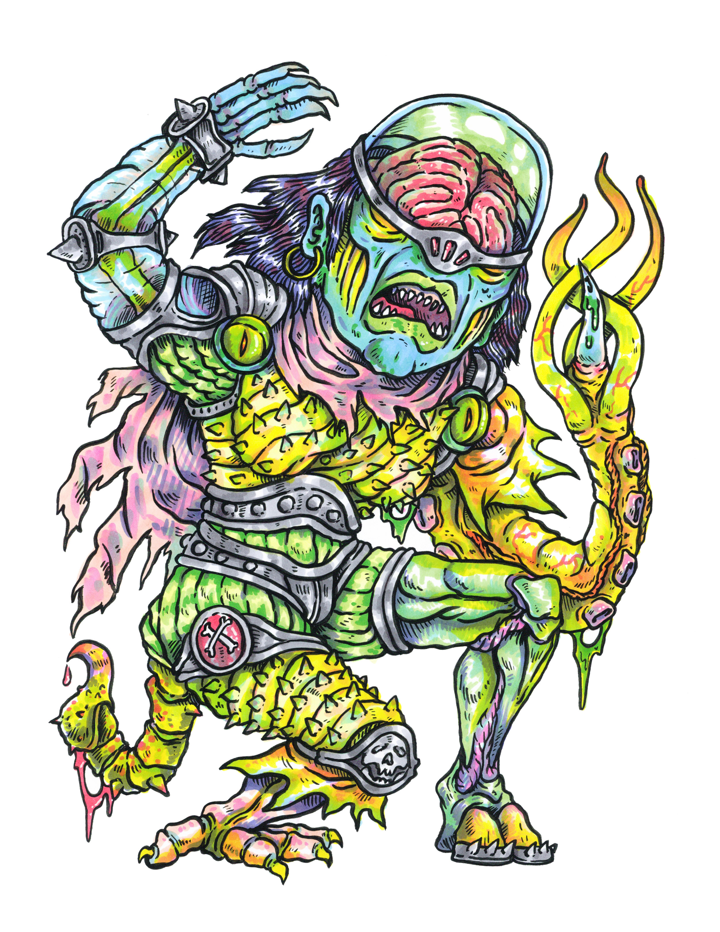 Astral She-beast Original Illustration