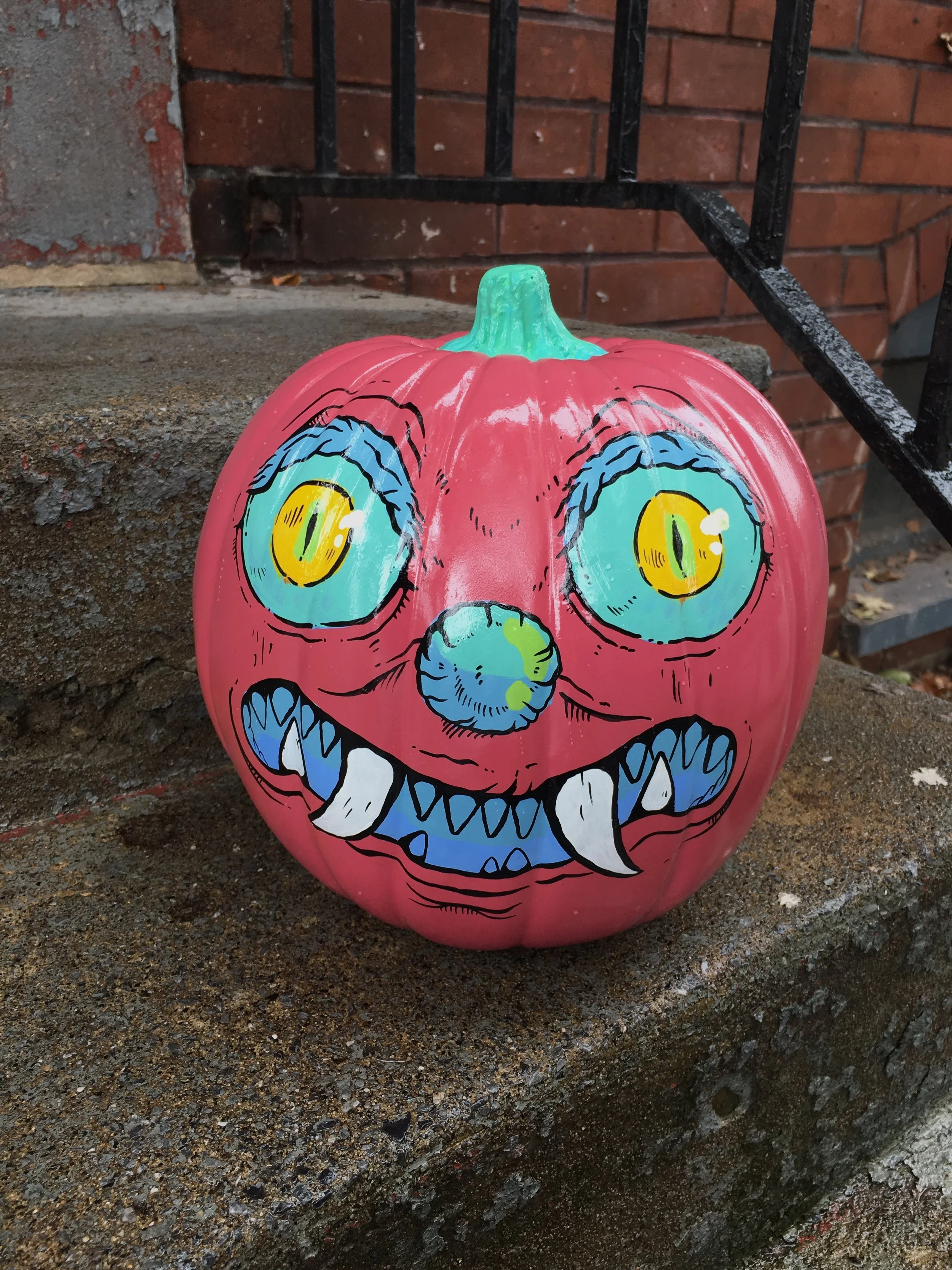 Spooky Stefan the pumpkin