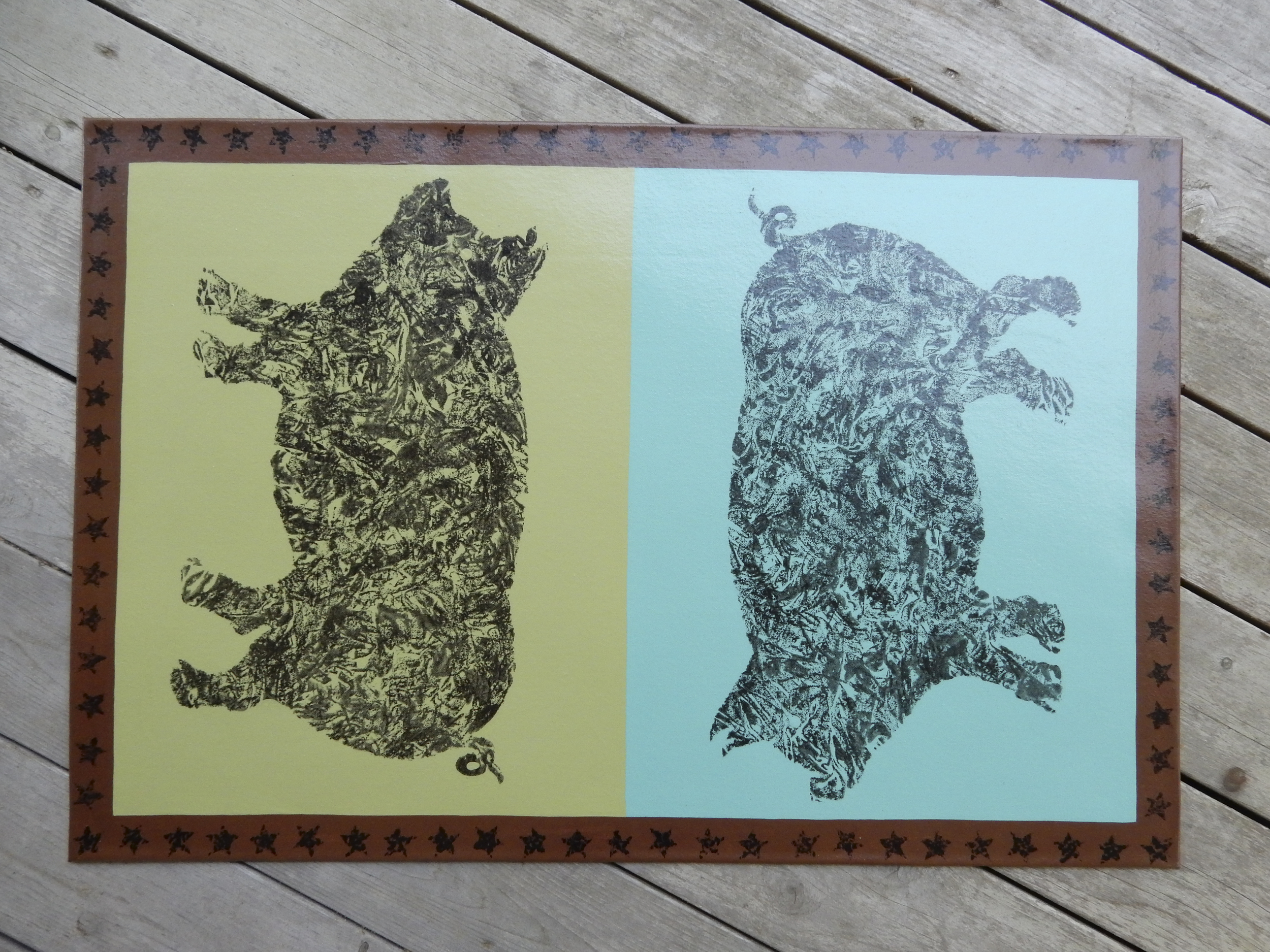 Piggies 2'x3'