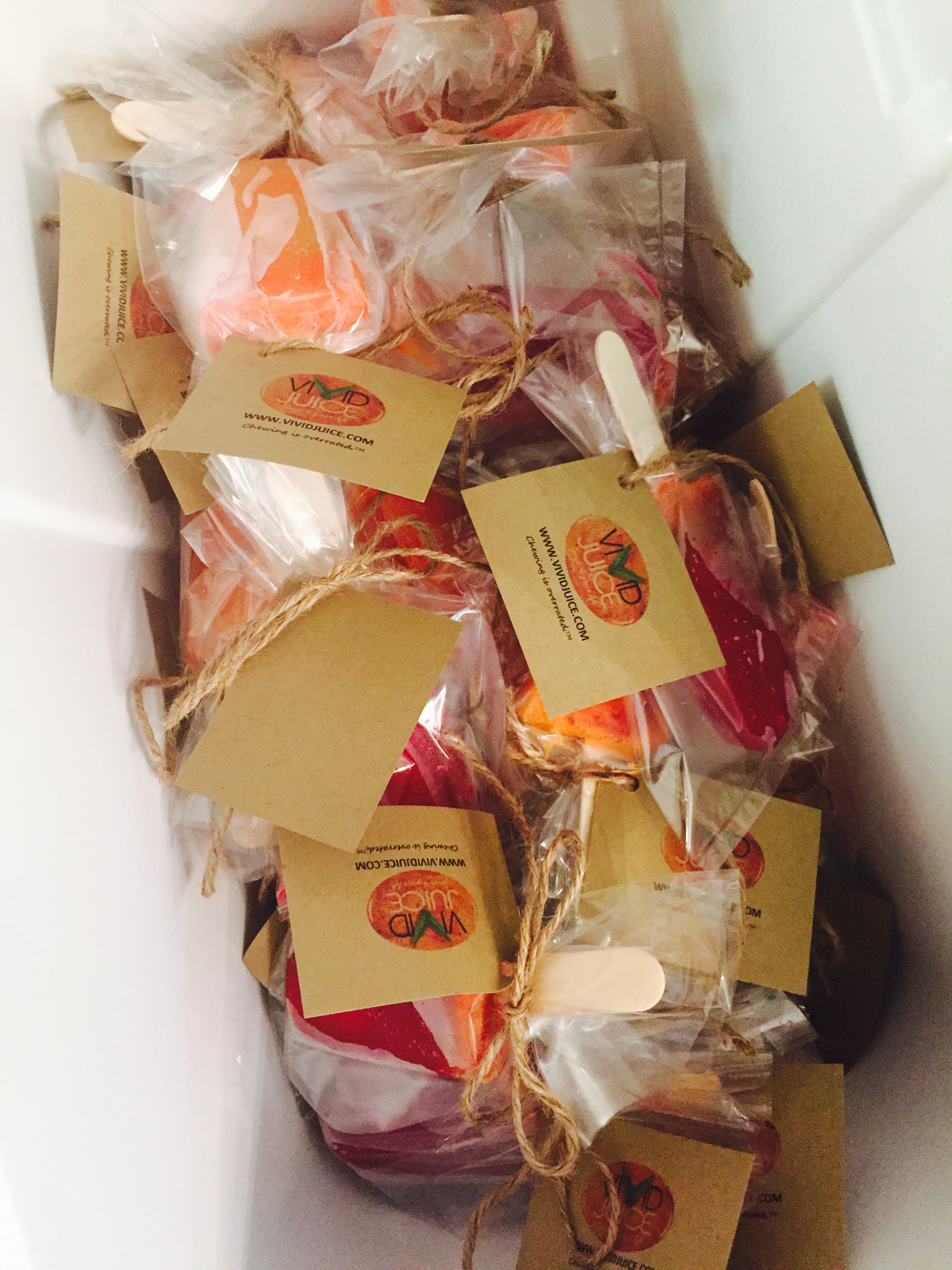Popsicles ready to go!