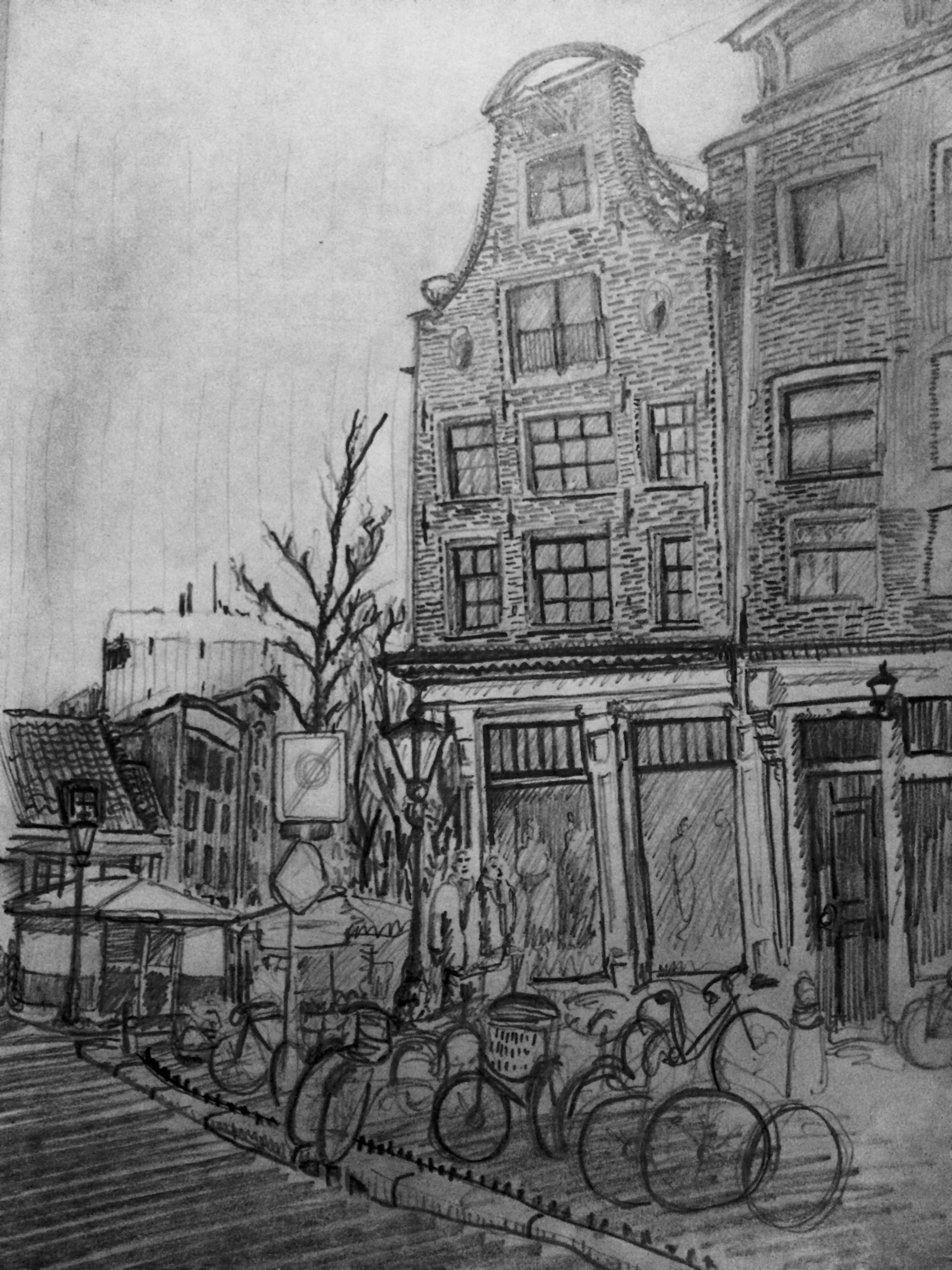 First Drawing of Amsterdam.
