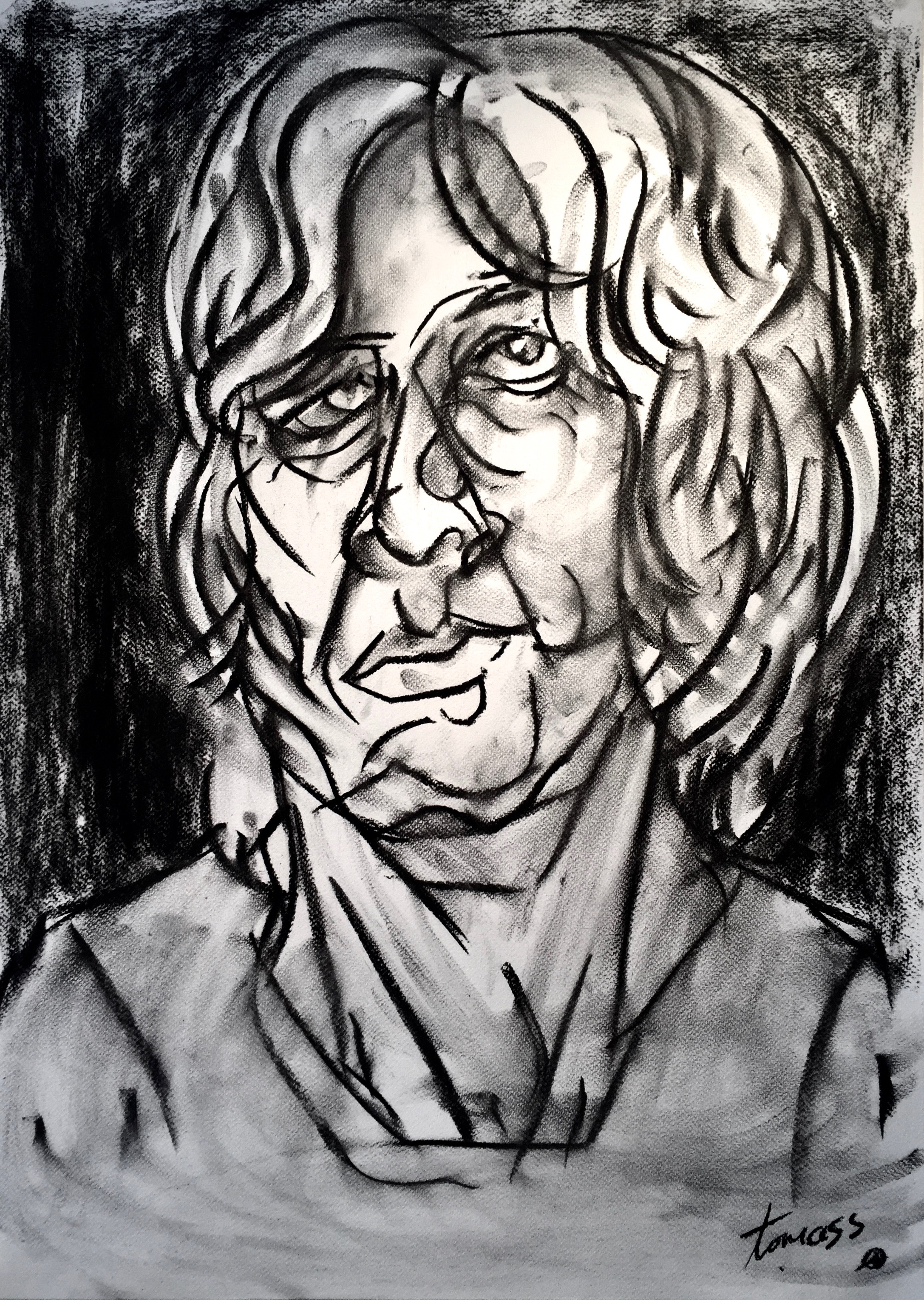 John \ Charcoal Study 2