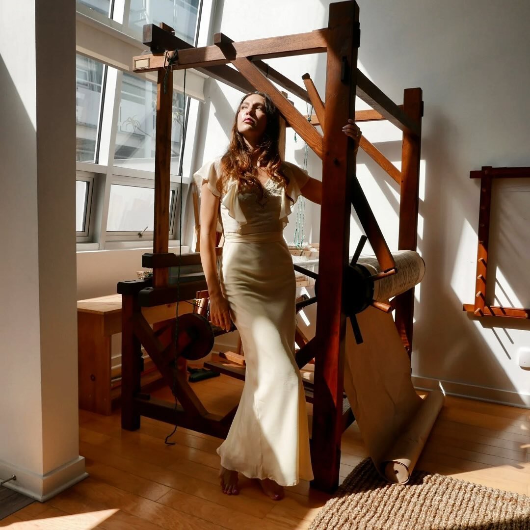 Hello Lovely Souls, 🌻 My name is Jerusha Fox, your local doula and the heart behind Doula and The Fates. I live in Venice, CA with my husband and our 100lb American Bulldog, Wonder! 🐾 When I&rsquo;m not with clients, you can find me weaving at my l