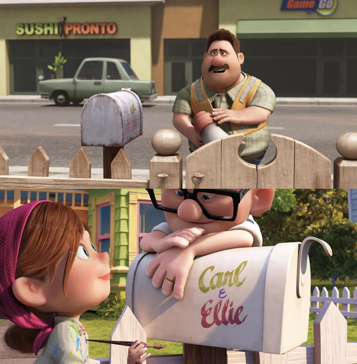 Screen shots of the store fronts and mailbox.