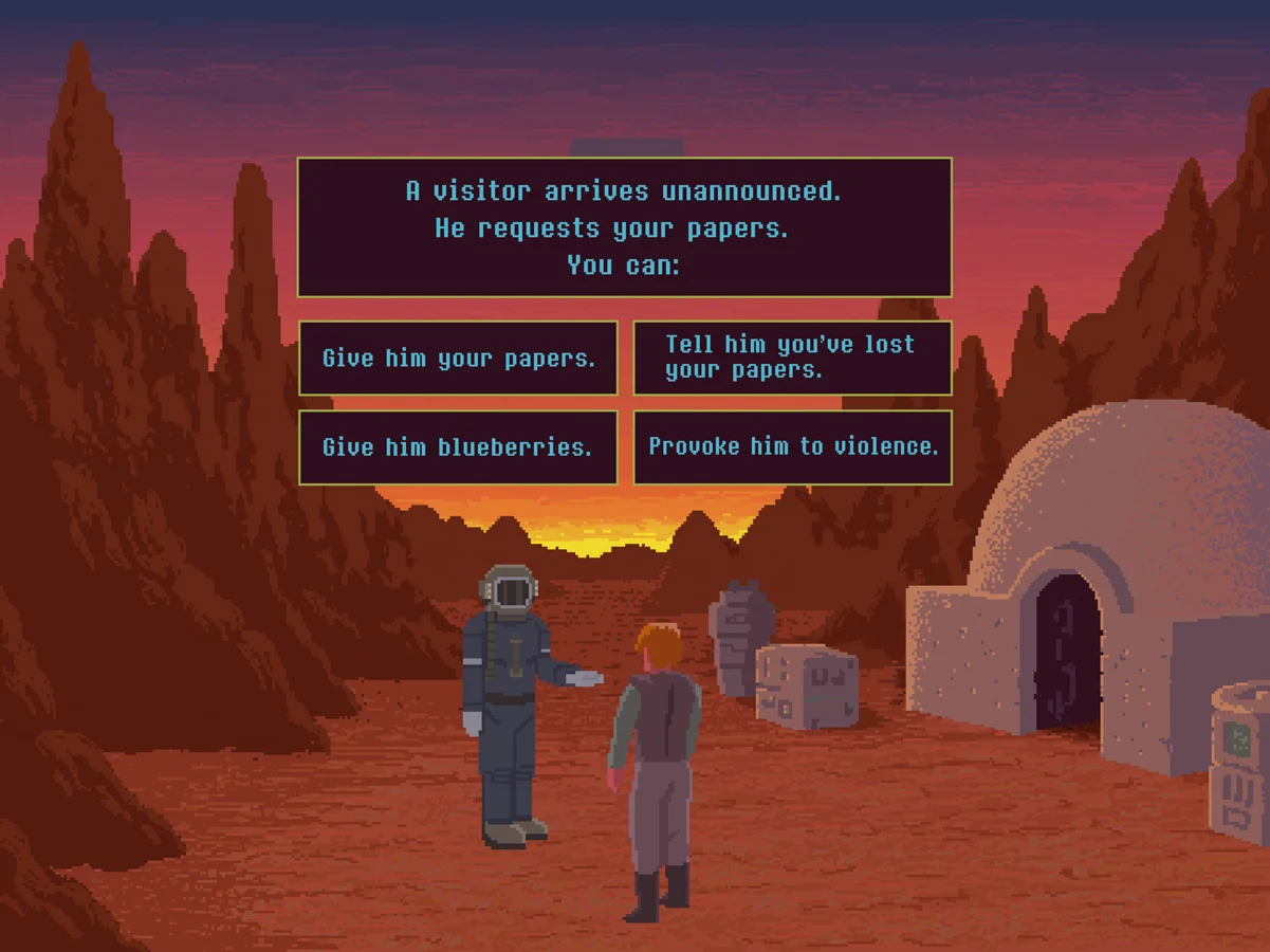 Opening title screen.