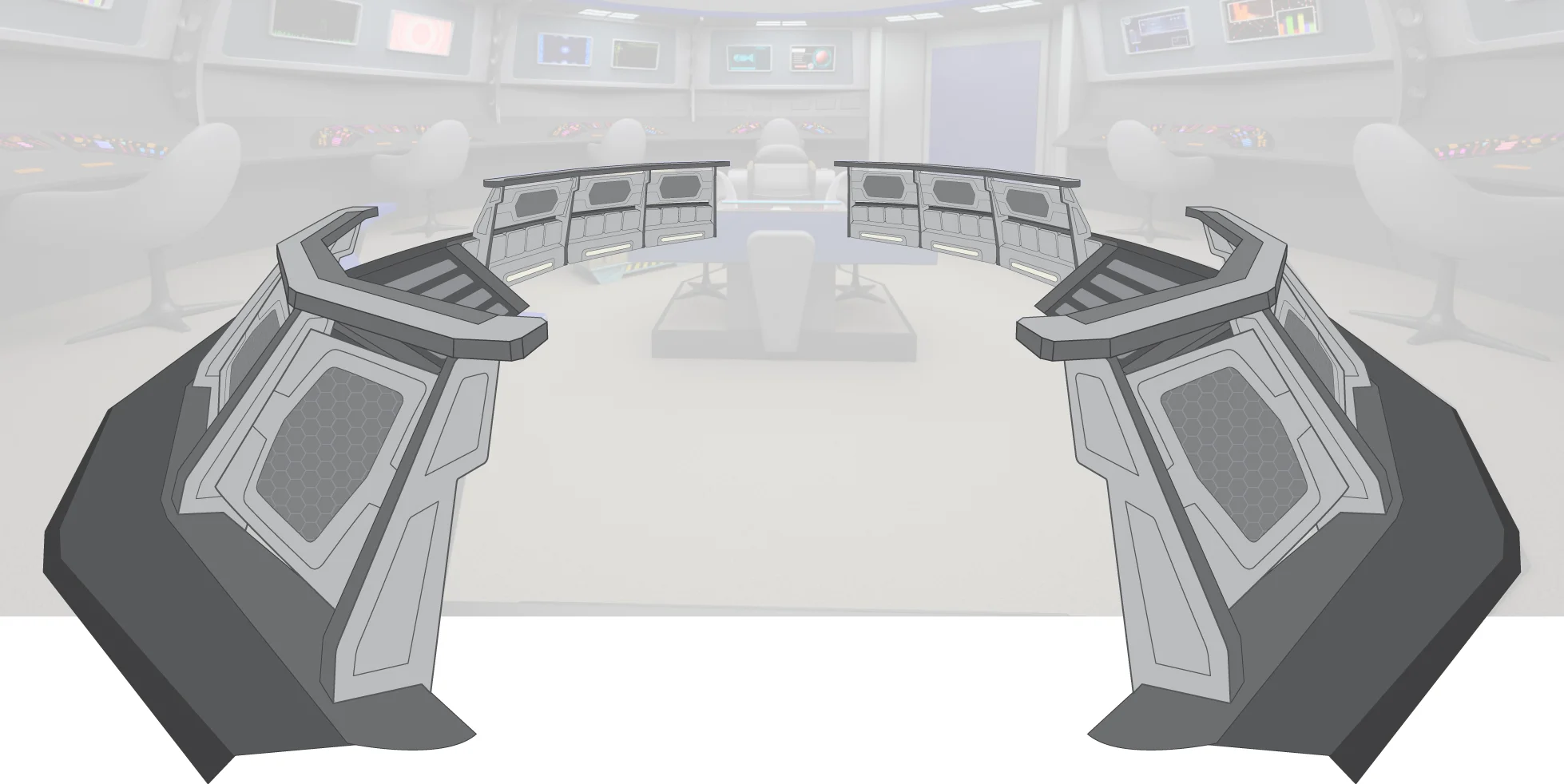 Final bridge railing design.