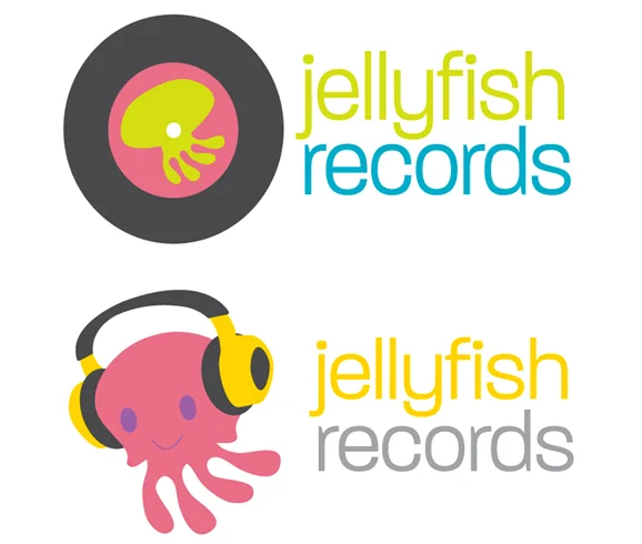 Concepts for Jellyfish brand music label.